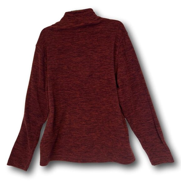 Eddie Bauer Cloud Layer Pro 1/4-Zip Pullover Burgundy Sweater Size: M NWT - Picture 2 of 2